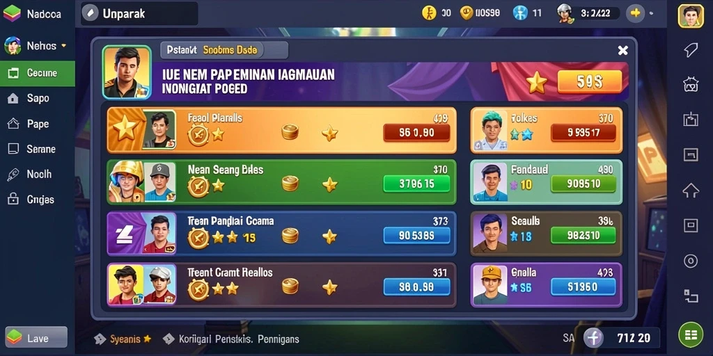 Level yang menantang dengan desain kreatif.