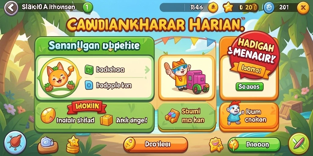 Fitur bonus yang membuat permainan semakin menyenangkan.