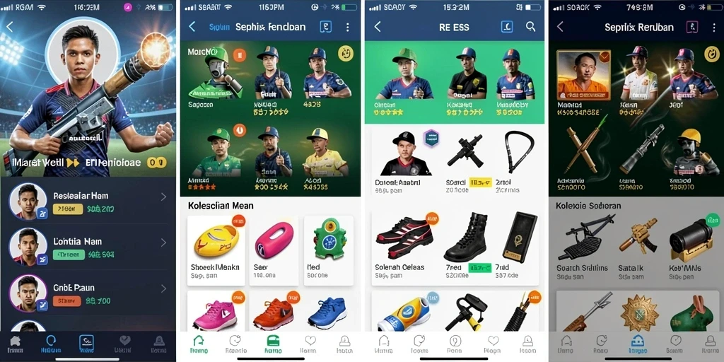 Interaksi sosial antar pemain yang dinamis.